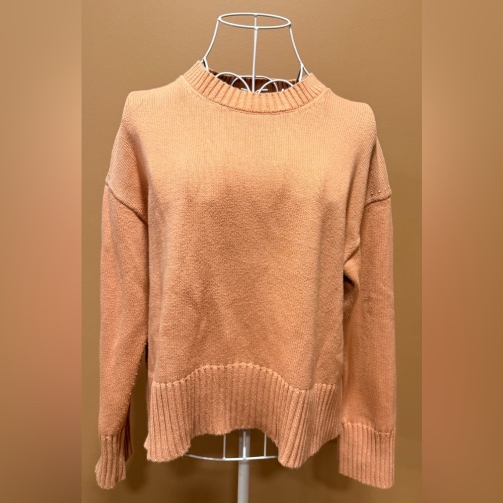 Everlane The Boxy Sweater Cropped Crewneck Knit Small - Picture 7 of 11